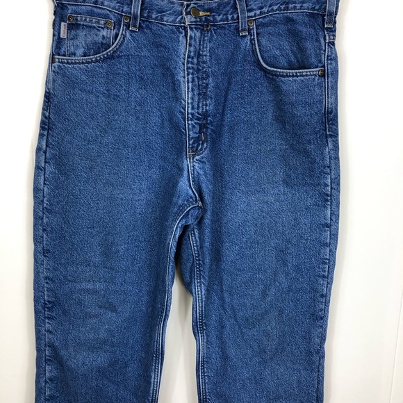 Carhartt Fleece Lined Jeans Sz 36x29 - Picture 3 of 10